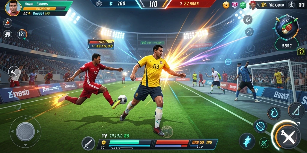Screenshot menampilkan karakter utama dalam aksi.