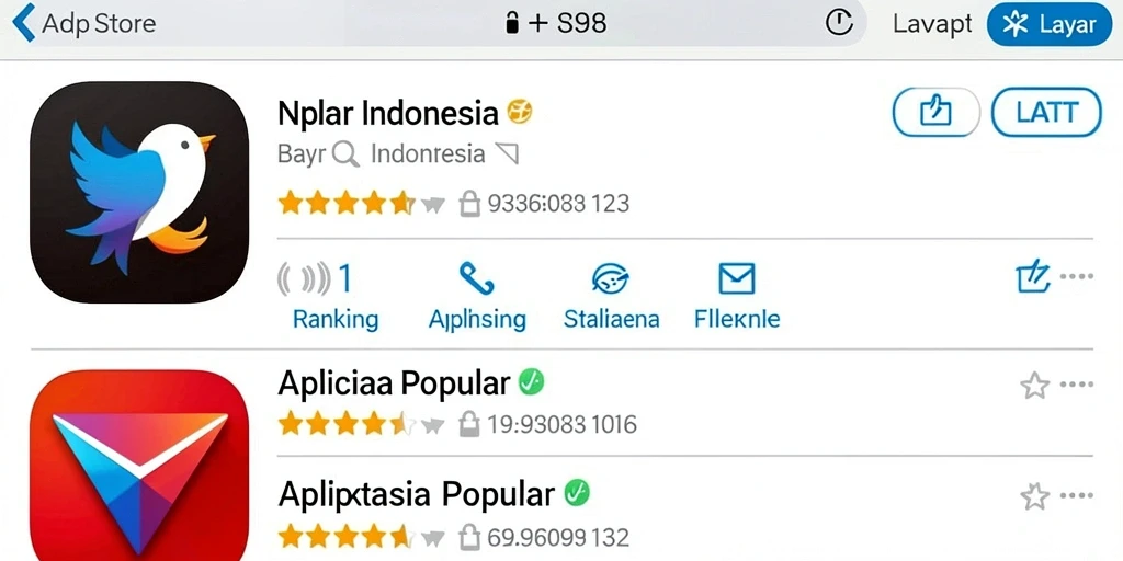 Tampilan menu utama yang menarik dan user-friendly.