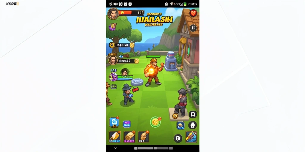 Tangkapan layar menunjukkan grafik yang memukau.