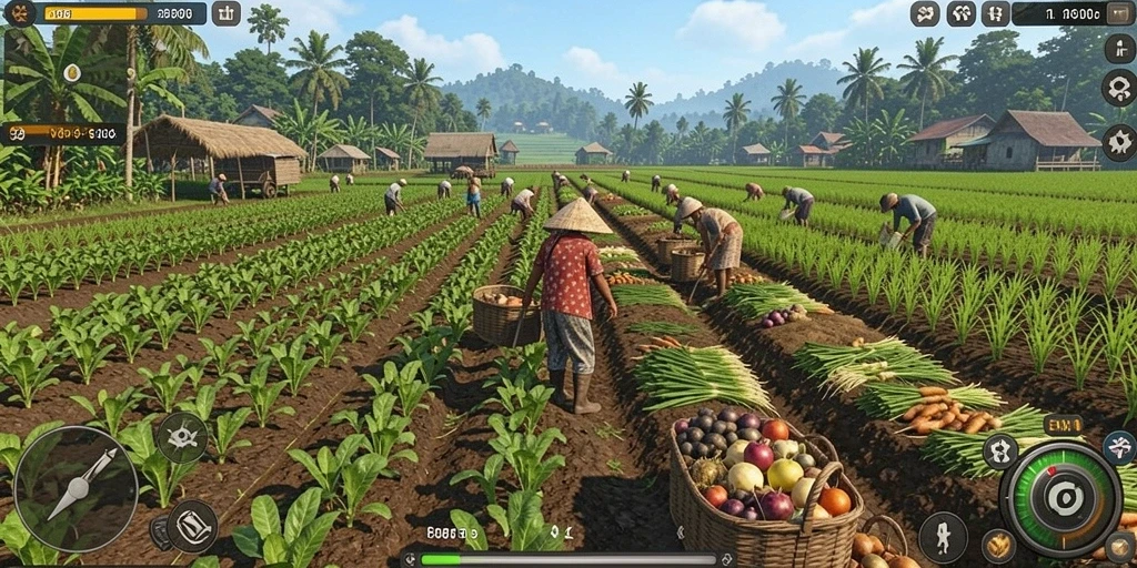 Tangkapan layar menampilkan keberagaman karakter dalam BUAYA138.
