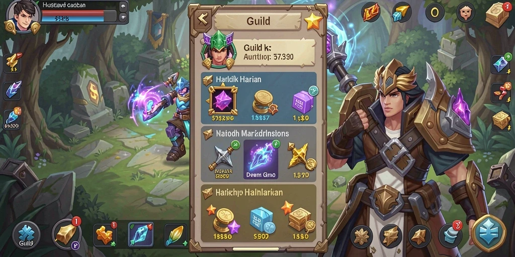 Tampilan awal game yang menarik dan intuitif.