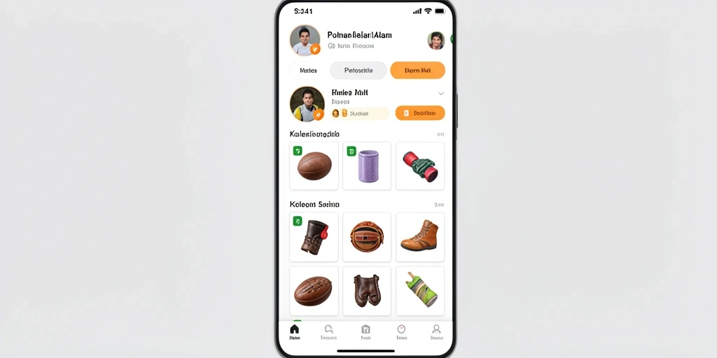 Screenshot menunjukkan antarmuka pengguna yang menarik dan interaktif.
