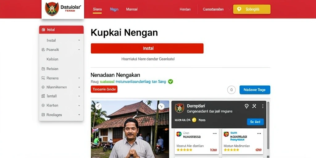 Tampilan utama aplikasi IDN777 yang menarik.