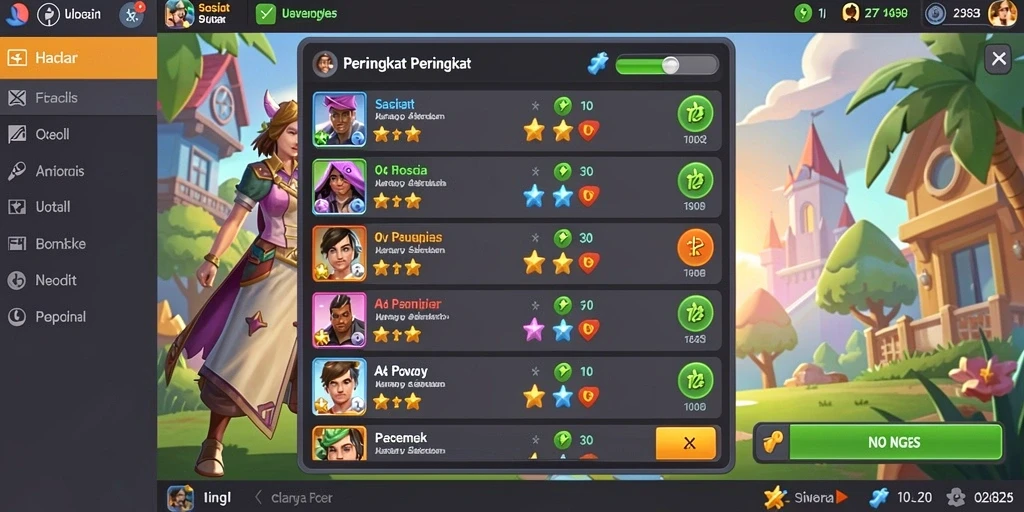 Tampilan antarmuka yang user-friendly.