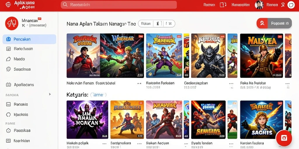 Tampilan antarmuka pengguna yang menarik.