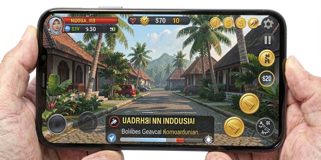 Tampilan utama QQ222 dengan navigasi yang user-friendly.