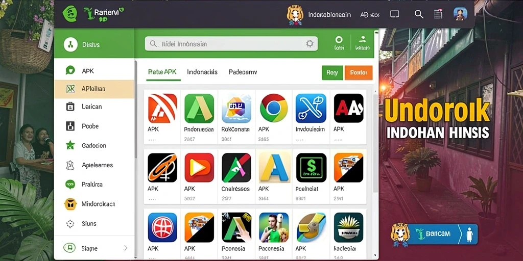 Tampilan grafik yang menawan dan penuh warna.
