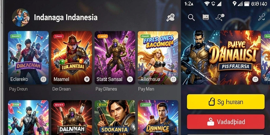 Tampilan antarmuka yang bersih dan menarik.