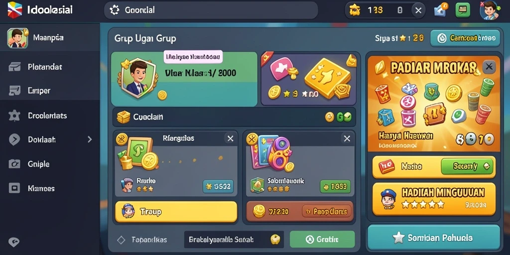 Tampilan antarmuka yang menarik dan user-friendly.
