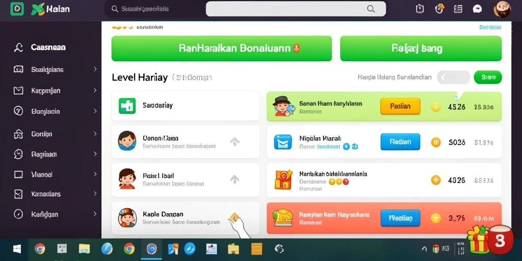 Tampilan antarmuka TANTE777 yang menarik dan ramah pengguna.